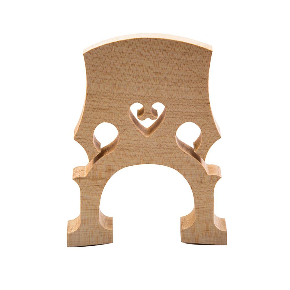 Cello Bridge for 4/4 3/4 1/2 1/4 1/8 Size Cello Exquisite Wooden Material: Light Yellow