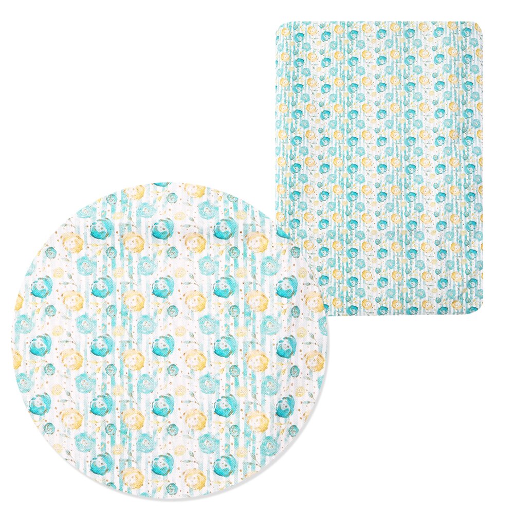 David Accessoires 50*140Cm Zonnebloem Gedrukt Patchwork 100% Katoen Voor Tissue Baby Beddengoed Quilten Stof, C10843: 1088043003