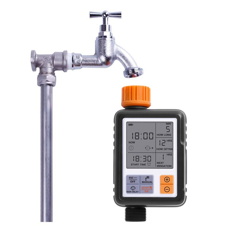 Smart Programmable Water Timer Sprinkler Timer Faucet Digital Watering Timer For Garden Lawn