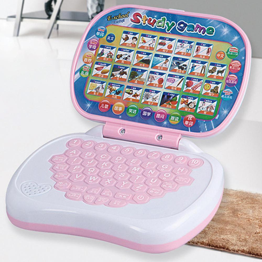 Cartoon fold Pronunciation Learning Machine English Alphabet Language Computer Baby Tablet Educational Toys Children