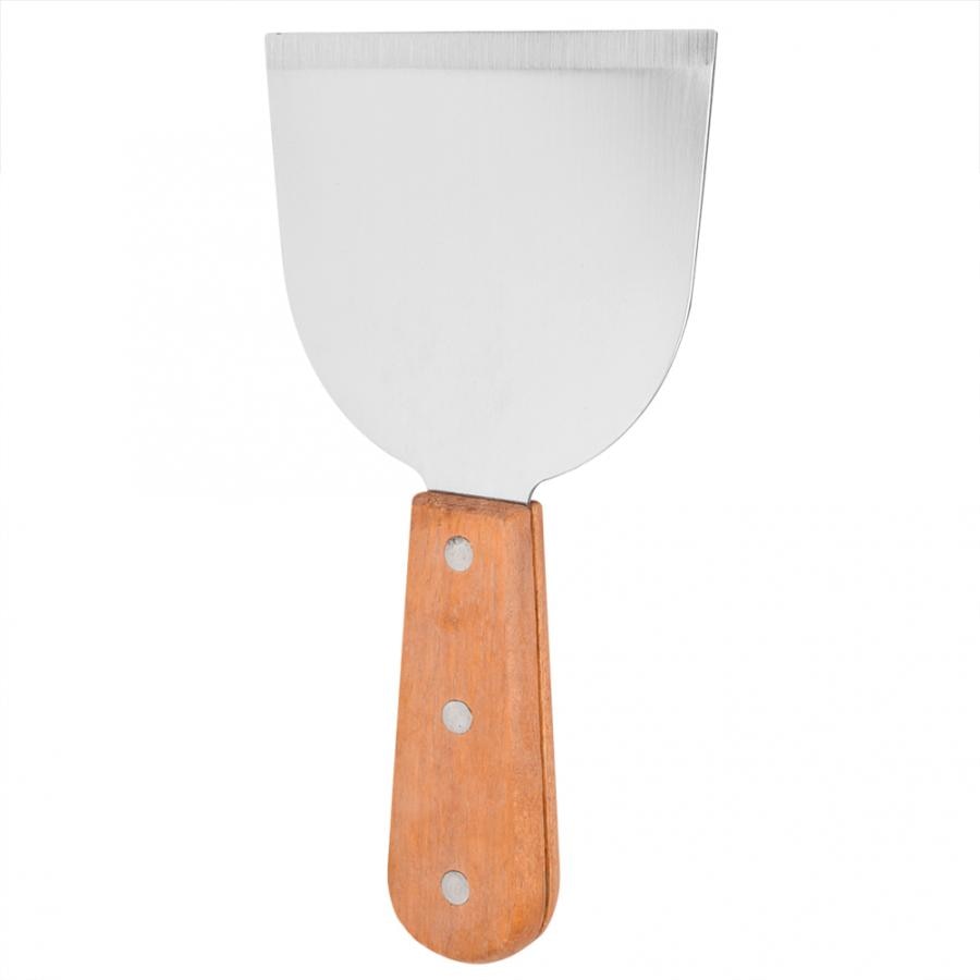 Stainless Steel Barbecue BBQ Grill Scraper Kitchen Cooking Steak Fried Shovel Pancake Flipper Cooking barbecue Tool Gadgets