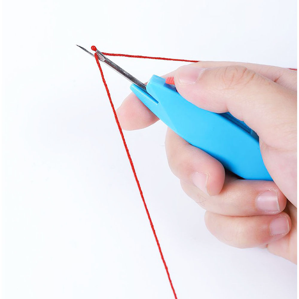 1Pc Plastic Handvat Craft Draad Cutter Tornmesje Stitch Unpicker Draadafsnijder Schaar Voor Naaigaren Verwijderen Doek Diy tool