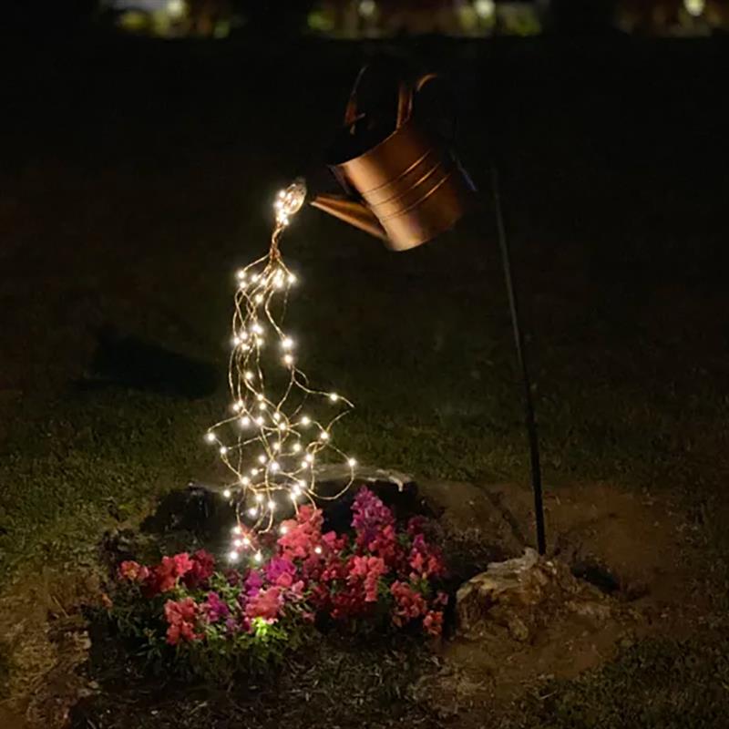 Tuin Led Lamp Outdoor Tuin Licht Batterij Aangedreven Tuin Art Licht Voor Huis Yard Decoratie Ijzer Ster Tuin