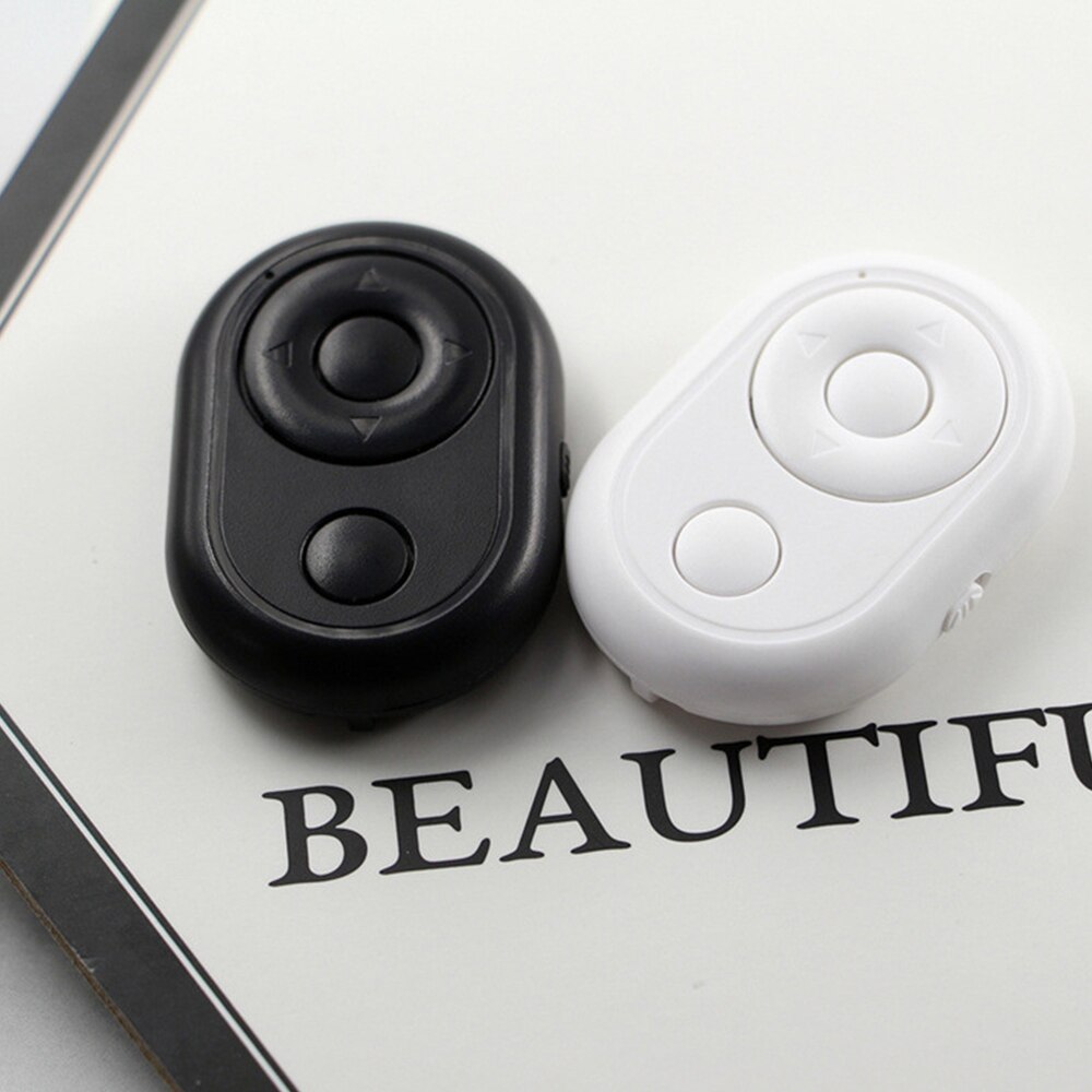 Bluetooth Remote Control Shutter Self-timer Button Convenient Selfie Shutter for Phone Ring Light Tripod Travel Taking Photoes