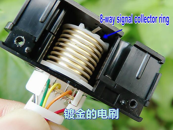 Collector ring, slip ring,bus ring, Sankyo brush 8 signals