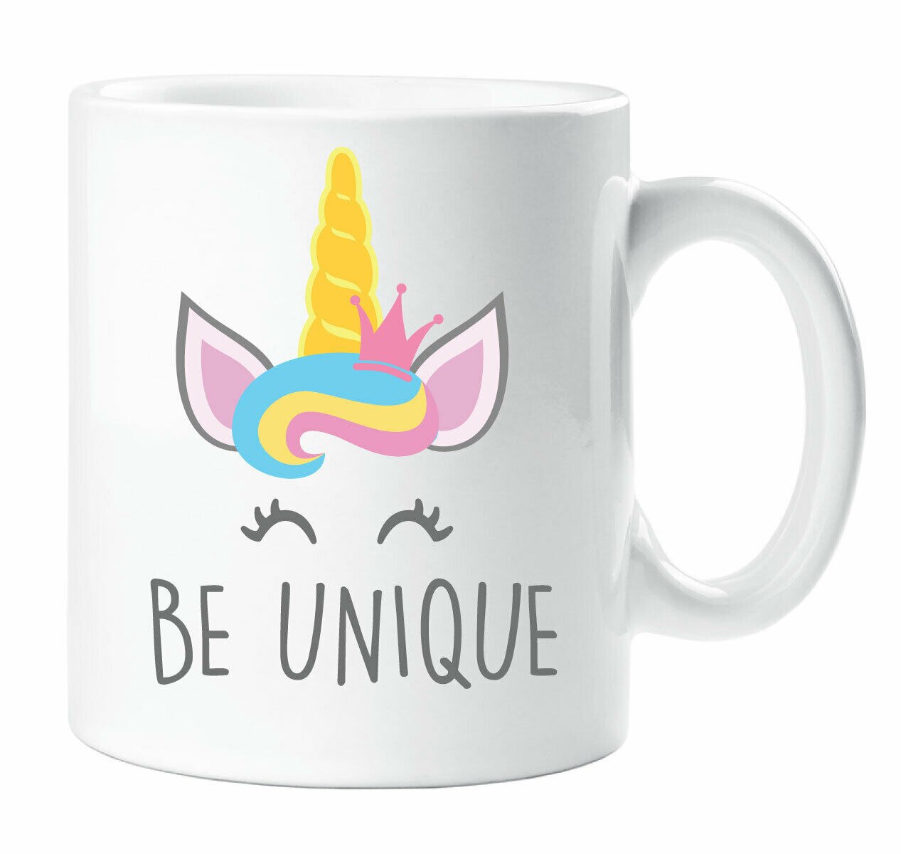 Vær unik unicorn krus piger bedste ven fødselsdag juledatter