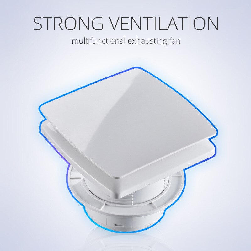 4Inch Ventilator Low Noise 220V Ventilatie Thuis Badkamer Keuken Slaapkamer Wc Muur Stille Ventilator