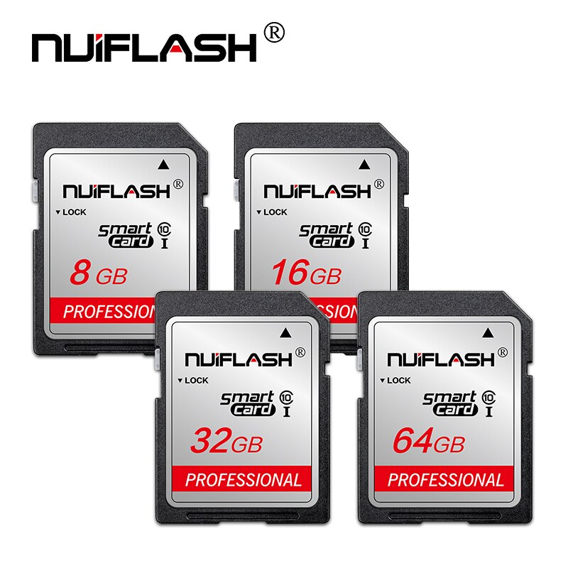 Nuiflash Ultra Speicher Sd Karte 16GB 32GB 64GB SDHC Kamera sd 64gb tarjeta sd 128gb 256GB carte memoire Klasse 10 UHS-1