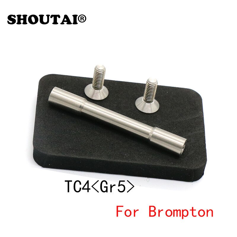 SHOUTAI – fourche arrière de vélo en alliage de titane, ensemble de pivots et boulons pour pièces de vélo Brompton
