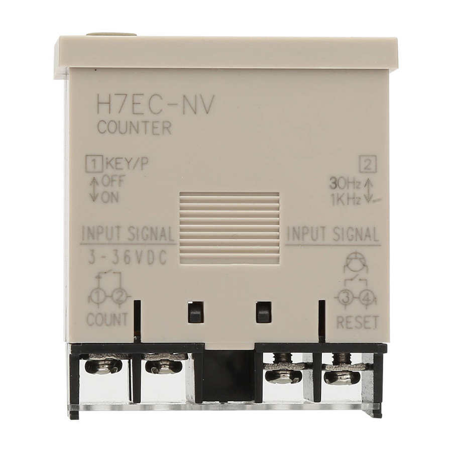 H7EC NV DC 3-36V Digital Electrical Counter Totalizer with 8 Digit LCD Display Digital Electronic Counter Electrical Access