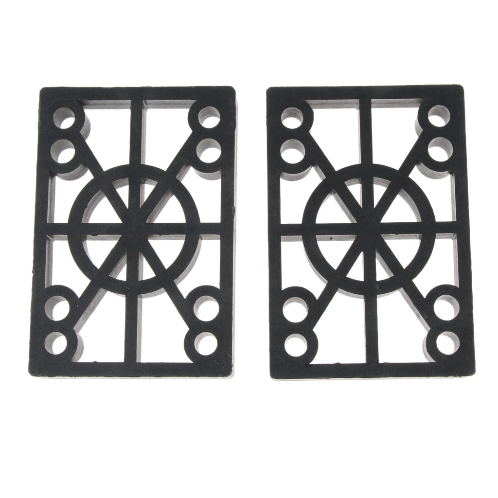 2 uds. 12mm Thicken Skateboard Longboard almohadillas de absorción de golpes elevadores Skate Board accesorios