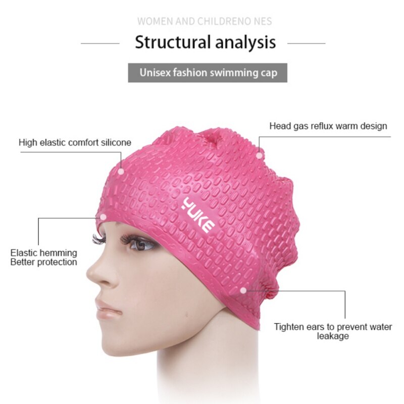 Unisex siliconen waterdichte zwemmutsen zwembril anti-condens uv-bescherming zwembril met oordopjes zwembadhoed