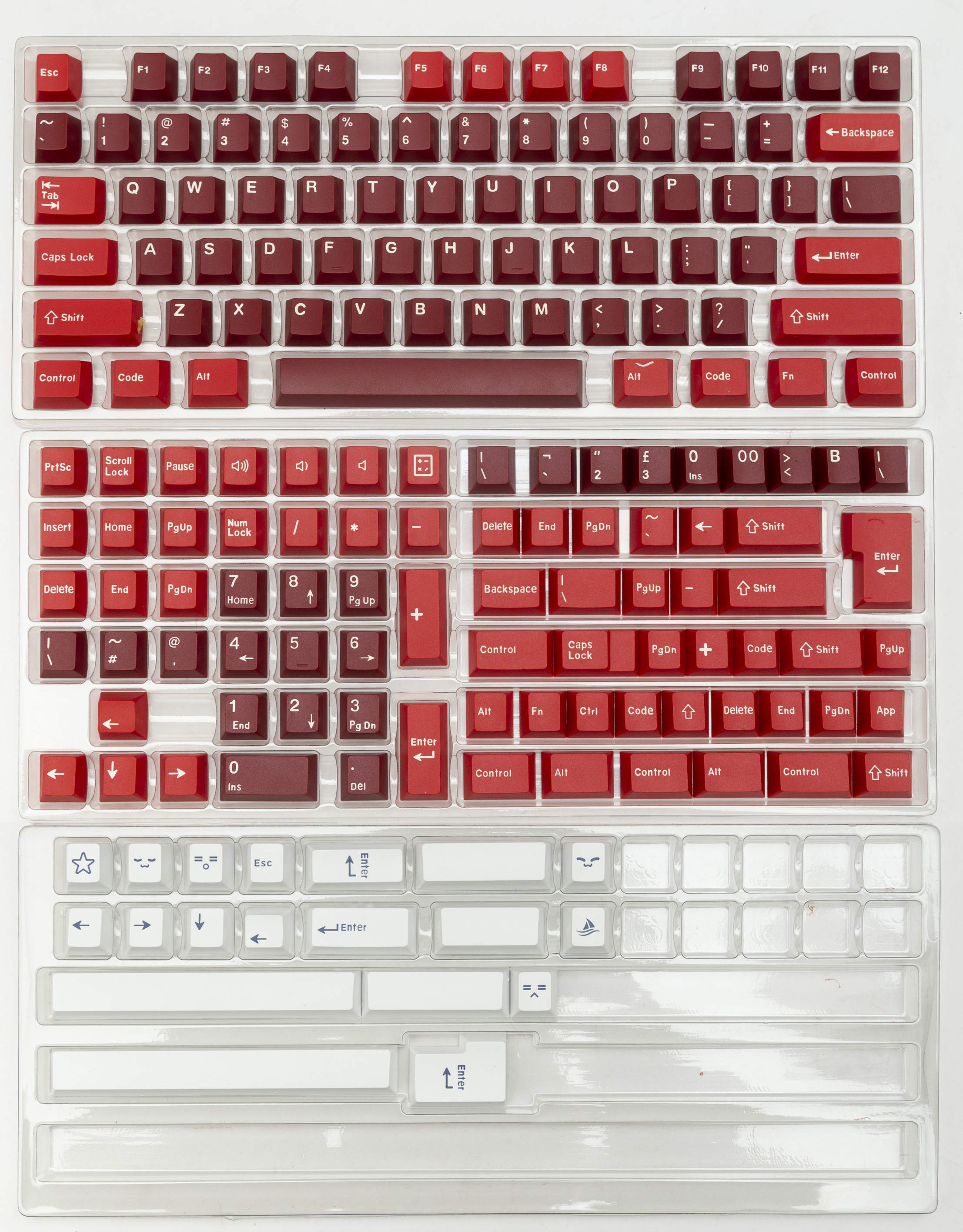 GMK Double Shot keyCaps Cherry Profile PBT Material Red Samurai 8008 Botanical Shoko Olivia For Mechanical Keyboard 6.25u 7u: Silver