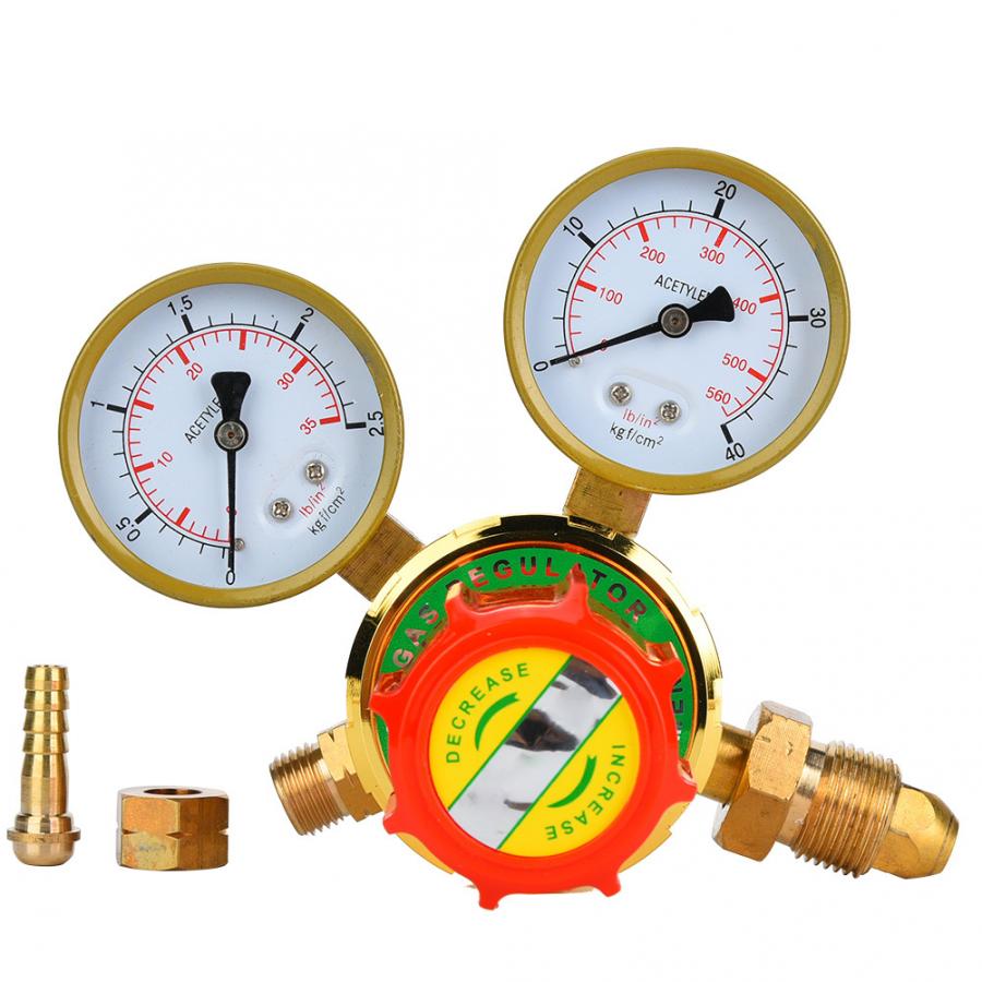 Gas Regulator G5/8 Pressure Regulator MIG TIG Welding Flow Meter Gauge Regulator WX-YQE-03 /60