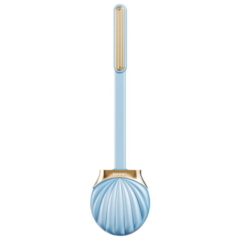 Silicone Shell-shaped Toilet Brush Toilet Without Dead Angle Cleaning Brush with Long Handle Wall Mounted Toilet Brush Holder: 03