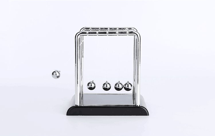 Newtons Cradle 5 Pendulum Balls Steel Science Phys Vicedeal
