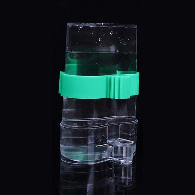 Bird Feeder Acrylic Transparent Window Viewing Bird Feeders Tray Birdhouse Pet Water Feeder Suction Cup Mount House Type Feeder: Water feeder