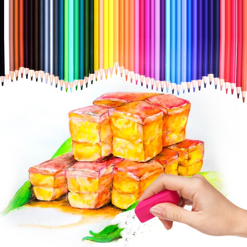 For Drawing ;Popular; Sketching Art Painting 12/18/24/36/48 Colors Artist Pencils Water Colour