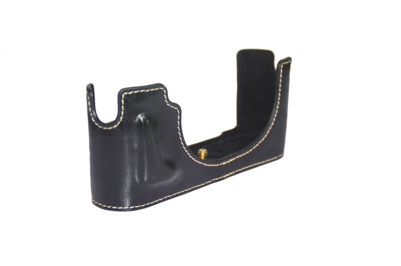 Étui en cuir Pu pour appareil photo, demi-corps pour Leica M10, housse de fond de ,