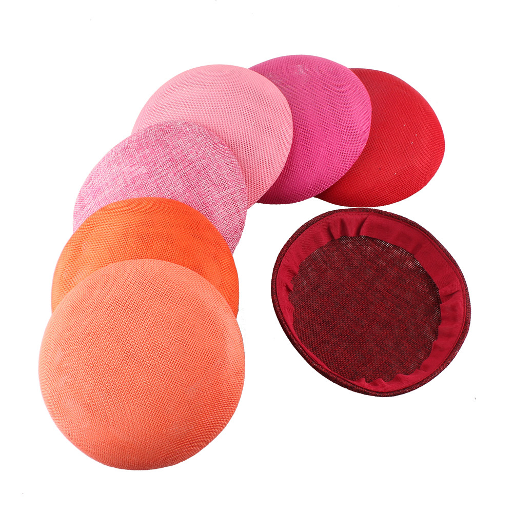 Fascinateurs Ronds Sinamay de 15cm pour Femme, Chapeau de ixde Mariage, Accessoire de Coiffure à Monter Soi-Même