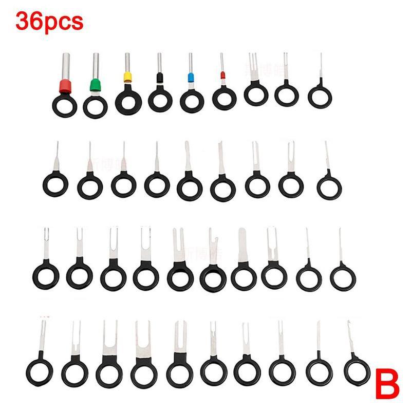 8/11/18/21/29/36/38Pcs Terminal Ejector Kit Tools Pin Draad automotive Ejector Connector Kit Terminal Ejector Kit Extractor O4I7: 3