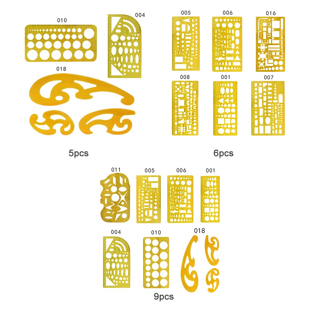 Accessories Construction Ruler Shapes Stencil Symbol House Plan Portable Furniture Templates For Architecture Drafting Tools