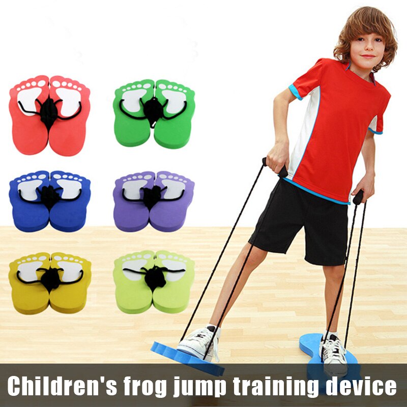 Dispositivo de entrenamiento de salto de rebote para niños, 1 par, juguete para Fitness, deportes EDF88