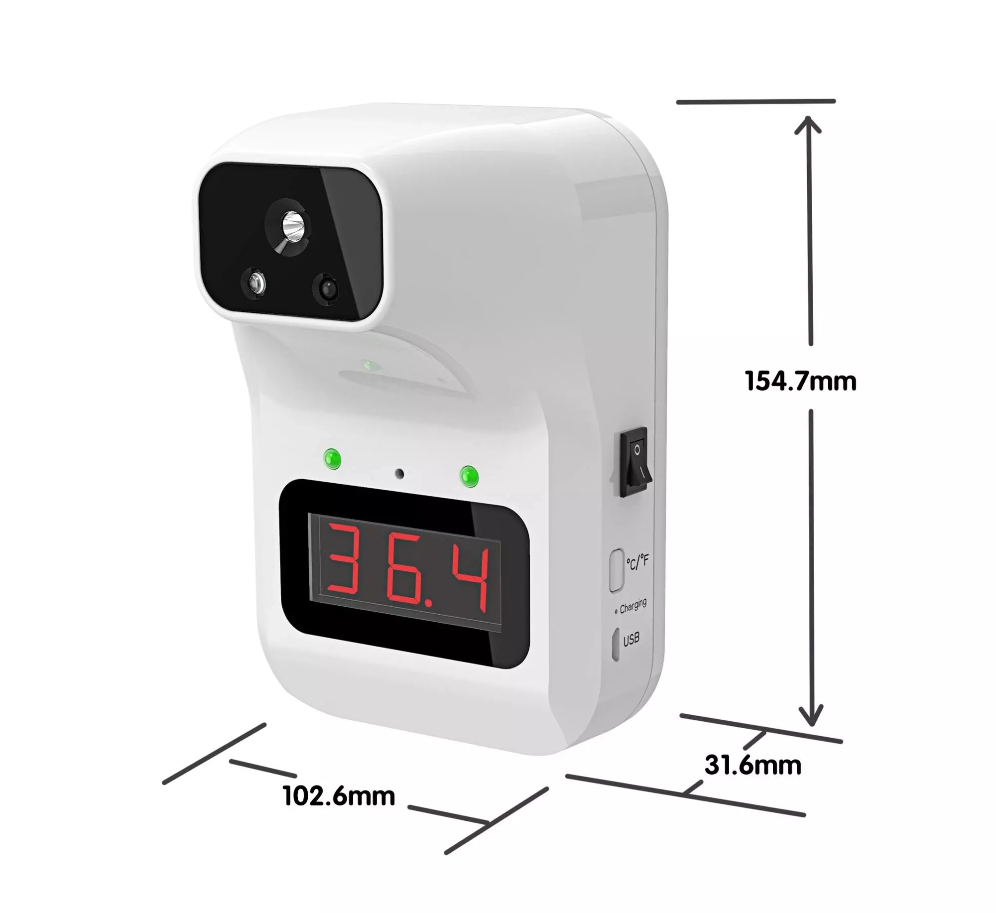 Body forcehead Temperature thermometer measurement Automatic Induction Detection Wash Free Hand Sanitizer dispenser Thermometer