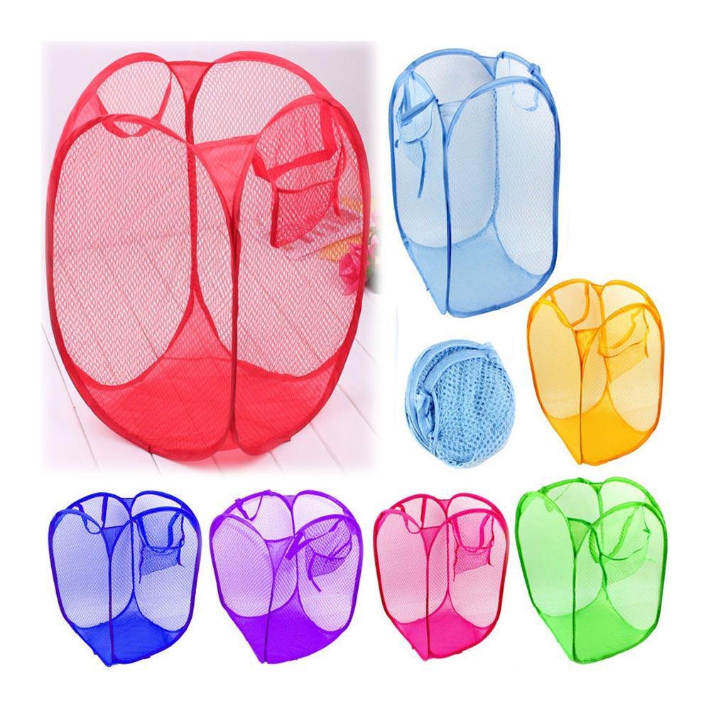 Wasmand Wasmand Speelgoed Kleding Opslag Bin Mesh Wassen Opslag Nylon: A
