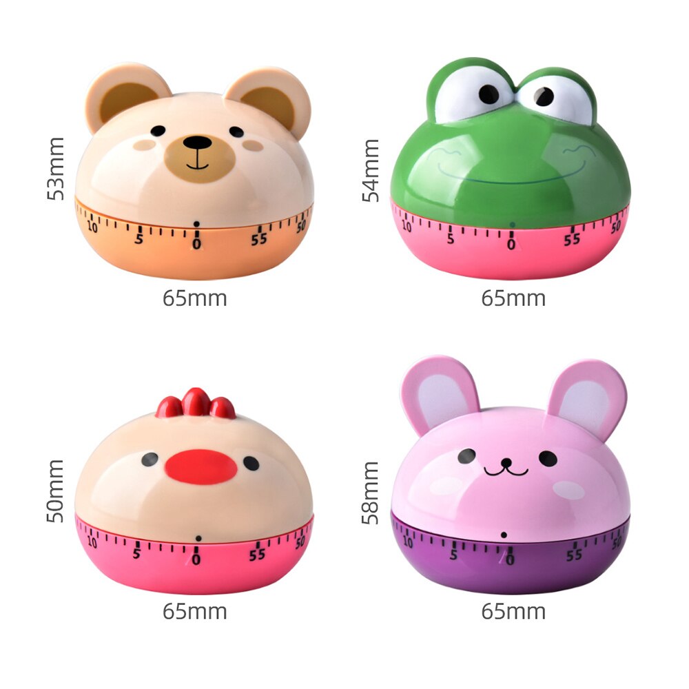 Kitchen Cooking Countdown Timers 60 Minute Mechanical Timer Alarm Timer Reminder Clock Baking Study Helper Kitchen Tools