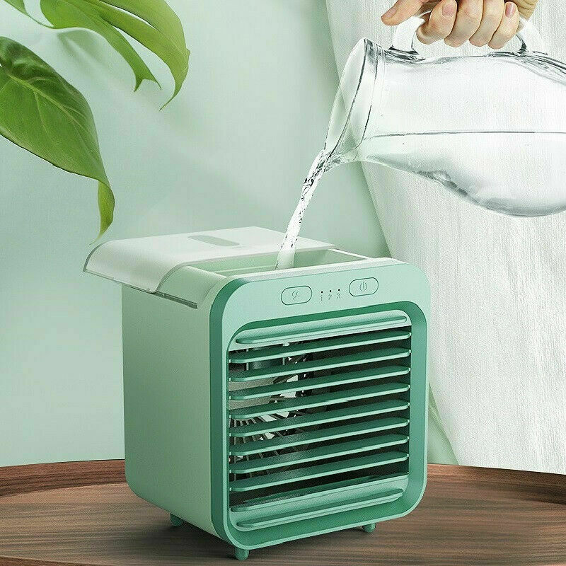 Humidificateur de climatiseur Portable, Mini, purificateur, climatiseur Portable, 3 engrenages, USB, refroidisseur d'air de bureau, ventilateur avec réservoir d'eau, climatisation pour la maison, 5V