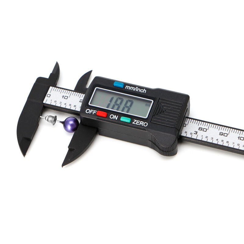 LCD Electronic Digital Vernier Caliper Gauge Measure Stone Bead Gem Jewelry Tool