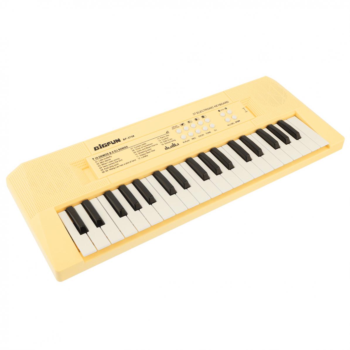 37 Keys ABS Electronic Keyboard Piano Digital Music Key Board with Microphone Children Musical Enlightenment