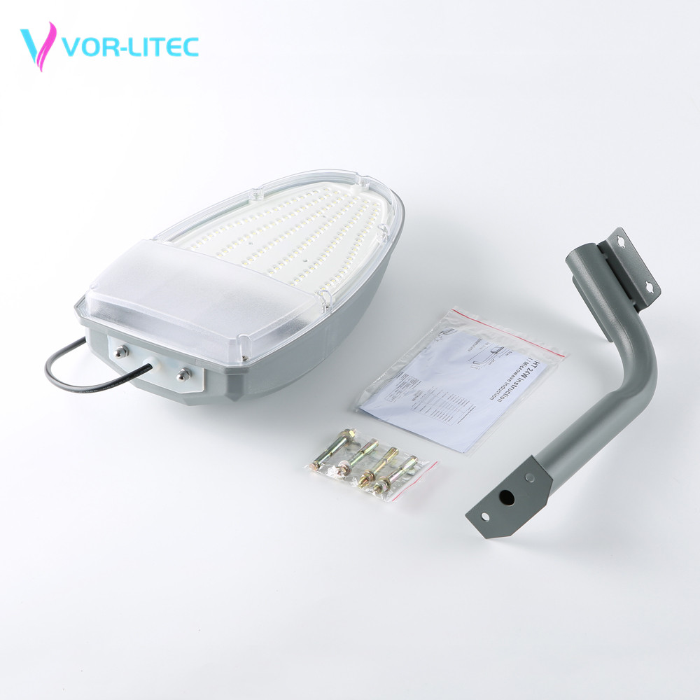 Outdoor 24W 2500lm LED Street Lighting 144 LEDs 6500K Dusk to Dawn Sensor Security Floodlight Waterproof IP65 Yard Wall Lights