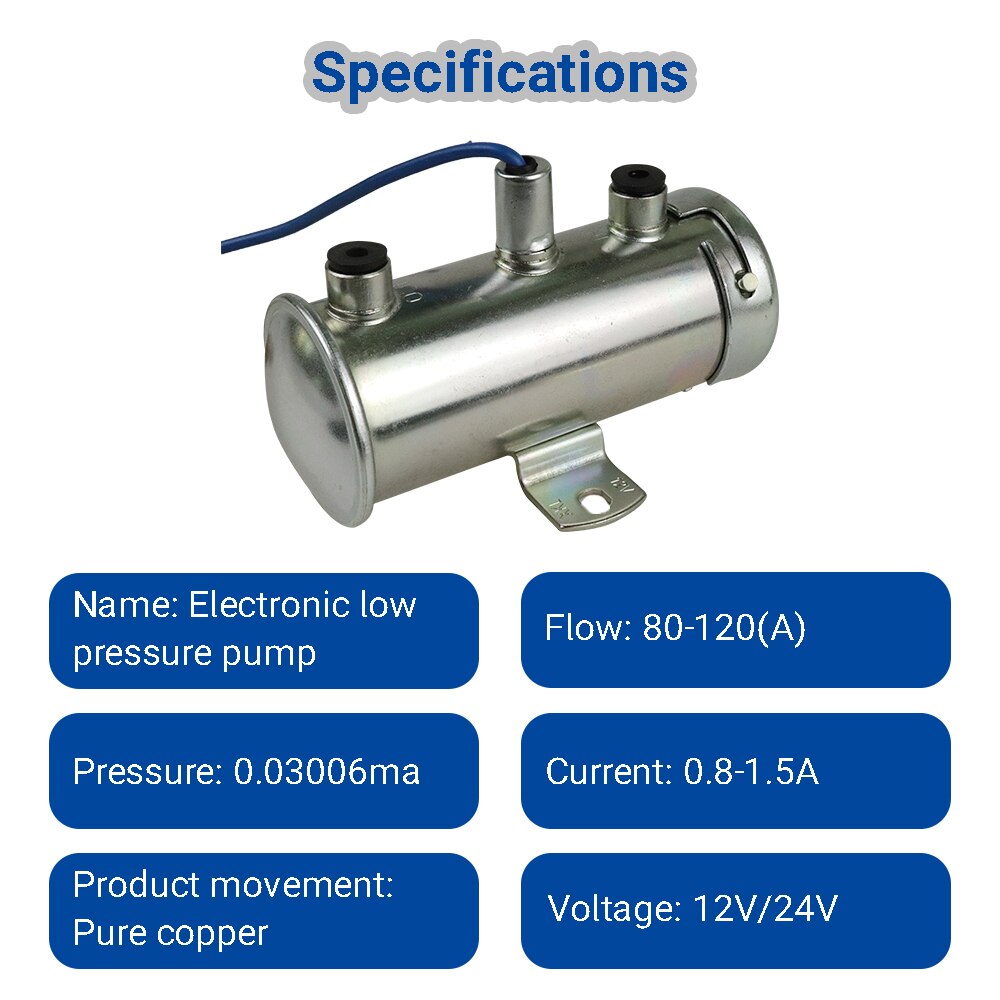 12 Volt Universal Electric Electronic Fuel Pump ONAN Diesel 12v 27149-2093 149-1828 for Motorcycle Car Accessories