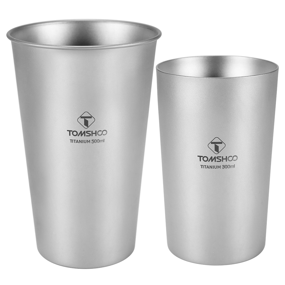 Tytanowy dwuścienny kufel na piwo 10oz kufle robić piwa izolacja Drinkware na wolnym powietrzu kemping filiżanki robić kawy kubek podróżny