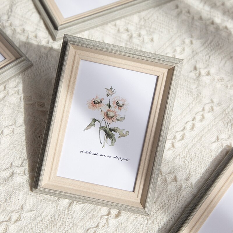 Plastic Photo Frame 6in/7in/A4 Size Picture Frame Table Decor Supplies