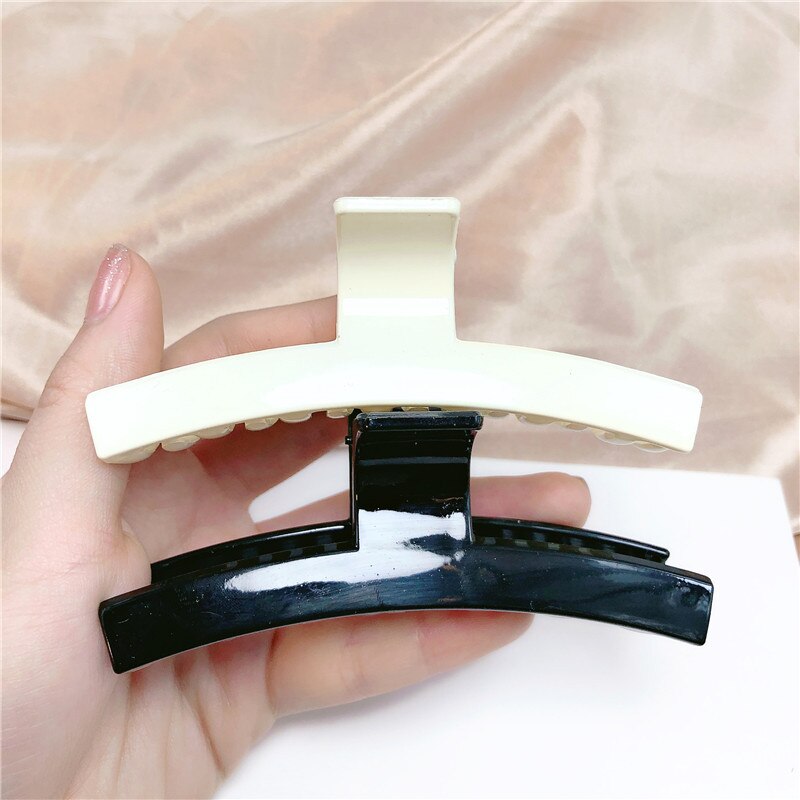 Koreaanse Grote Barrette Krab Haar Klauwen Bad Haar Klauw Paardenstaart Clip Grote Haarspeldjes Klauw Clip Haar Clip Krab Voor vrouwen Haar Clips