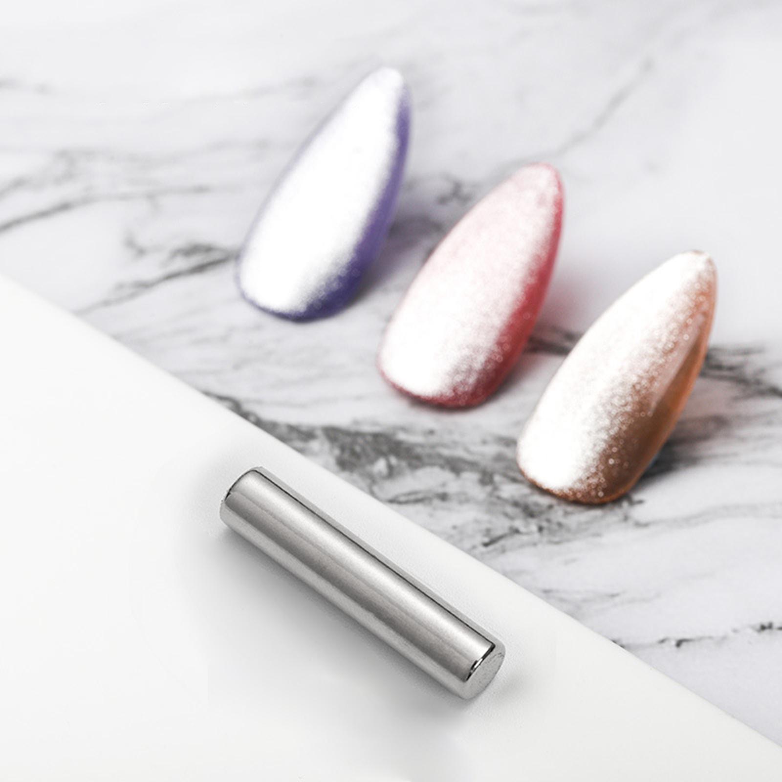 Magnet Stick 3D Cat Eye Nail Art Nail Polish Manicure Tool Magnetic Stick for Home DIY Salon Girls Women: cylindrical