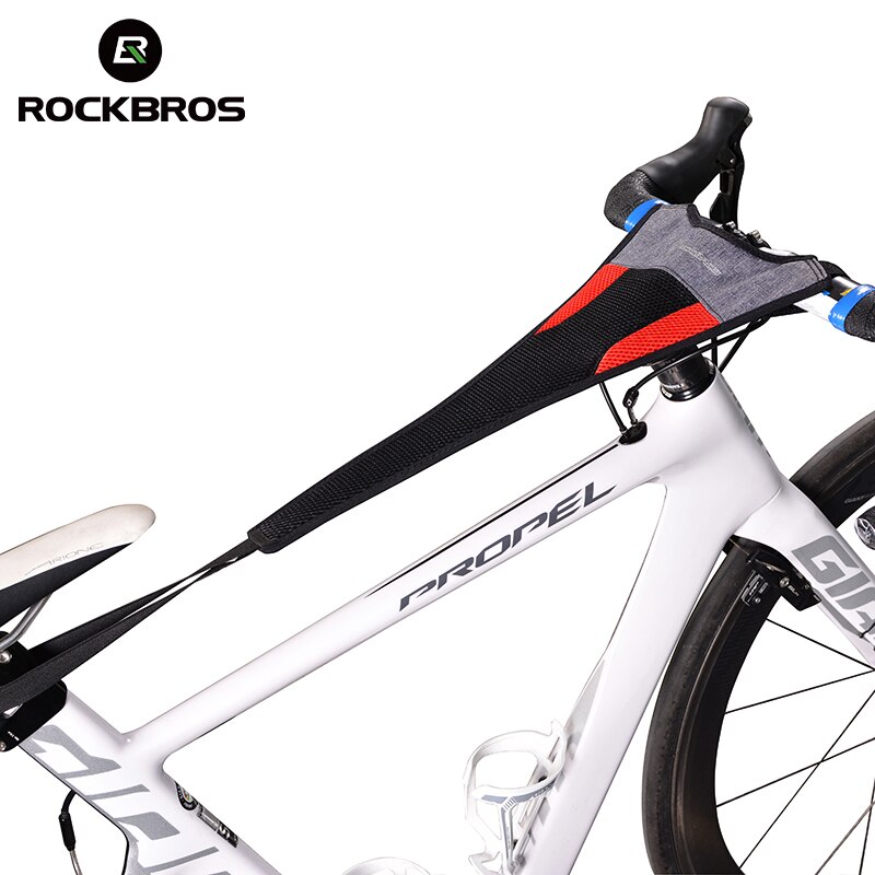 ROCKBROS Road Mountain Bicycle Sweat Cover Waterproof Bike Turbo Trainer Sweat Absorb Guard Strap Net Cover Bicycle Accessories