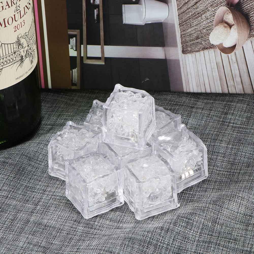 Boule de glace lumineuse néon, 1 pièce, pour fête, Festival, mariage, noël, Bar, verre à vin, fournitures de décoration