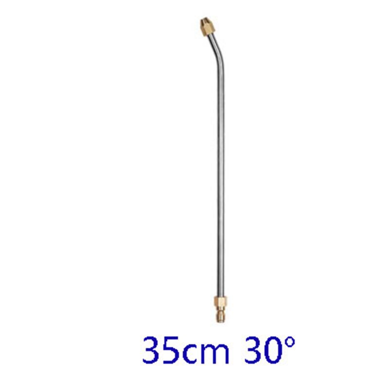 Lanza de chorro de Metal para arandela de coche, accesorio limpiador de extensión de varita G u n, lanza en ángulo para arandelas de alta presión G1/4, 6 tamaños: Blanco