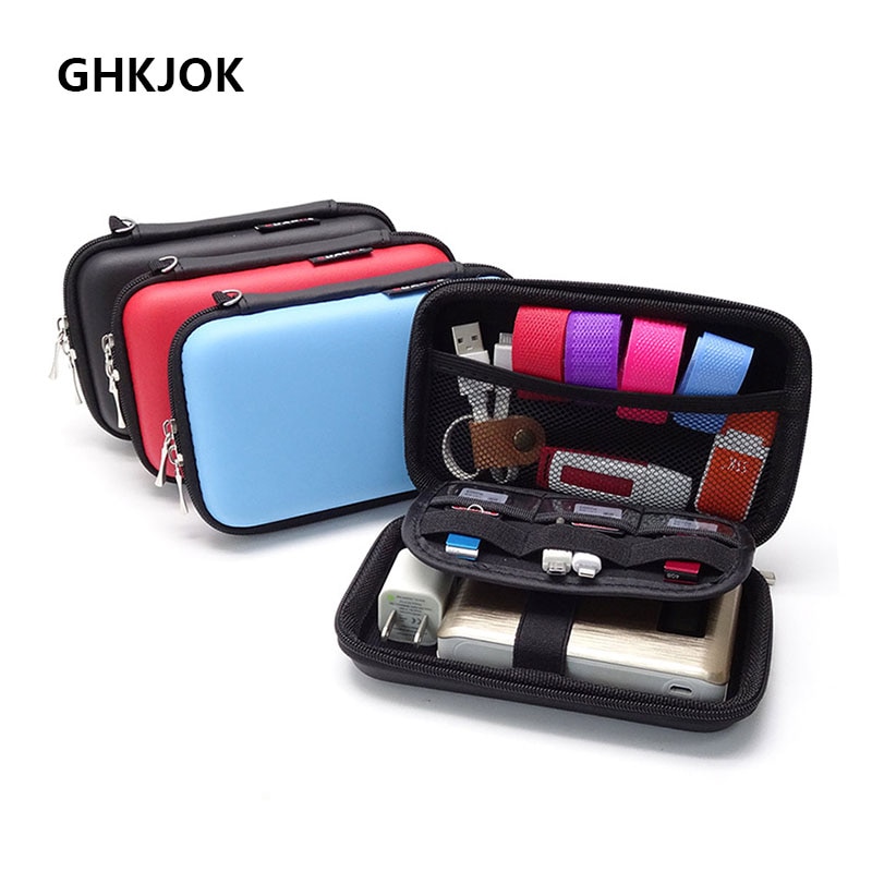 Portable Hard Shell Case Cover Pouch for 2.5 inch Power Bank HDD Hard Disk Drive Protector Protect Bag Box Enclosure Case