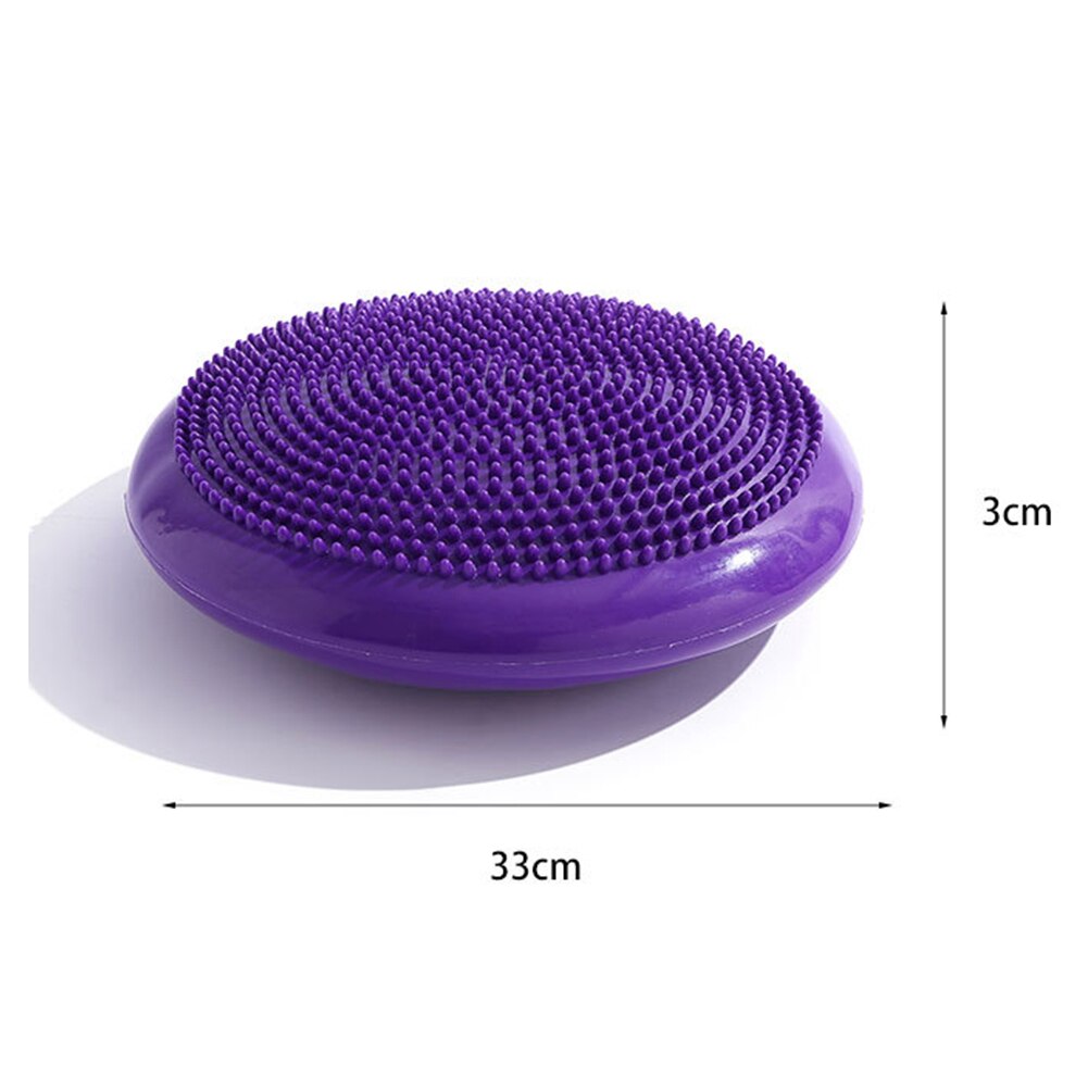 Yoga Balls Massage Pad Inflatable Stability Wobble Balance Disc Cushion Mat Fitness Exercise Training ball
