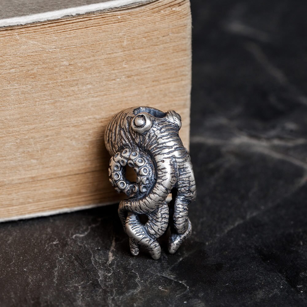 925 Sterling Silver Pendant for Necklace Punk Jewelry Finding Accessories Octopus Necklace Pendants Jewelry Jewelry