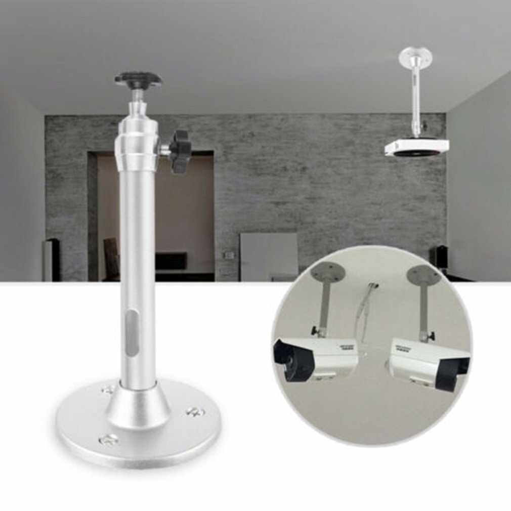 1pc 360 Degree Adjustable Projector Ceiling Mount Stand Wall Projector Bracket Metal Swivel Mount