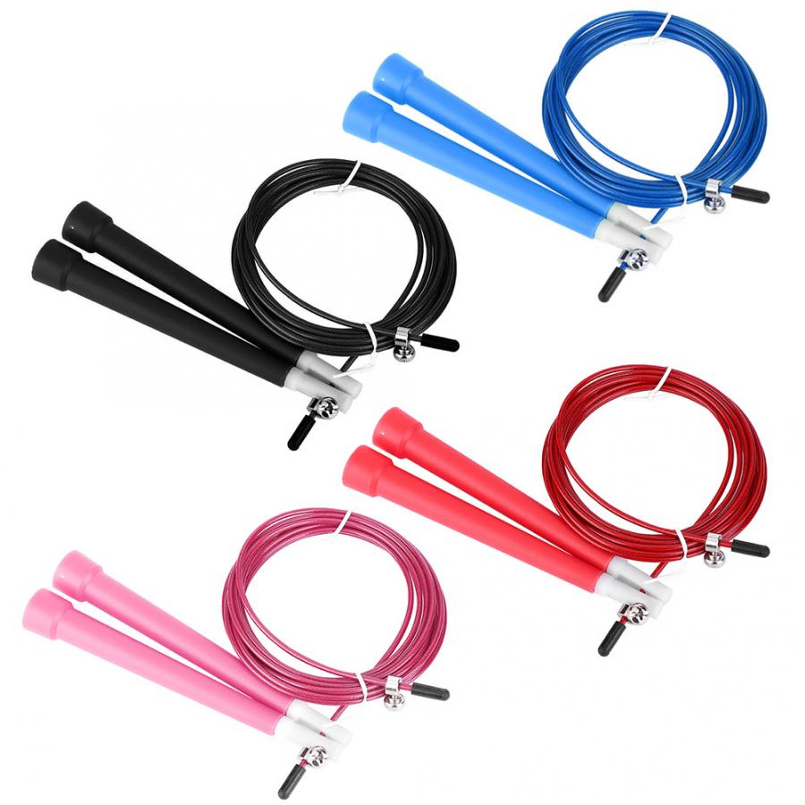 3meters Fitness Jumping Rope Adjustable Steel Wire Skipping Jumping Rope Fitness Training Workout Competition Skipping Rope