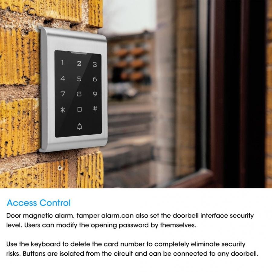 2.4in tft adgangskontrol med enkelt dørs id-kortadgangskode 2000 brugere