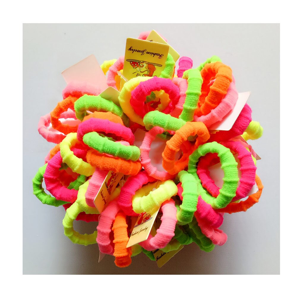 100 stk små godteri farge barnehodeplagg hårbånd h... – Grandado, image size:1000x1000