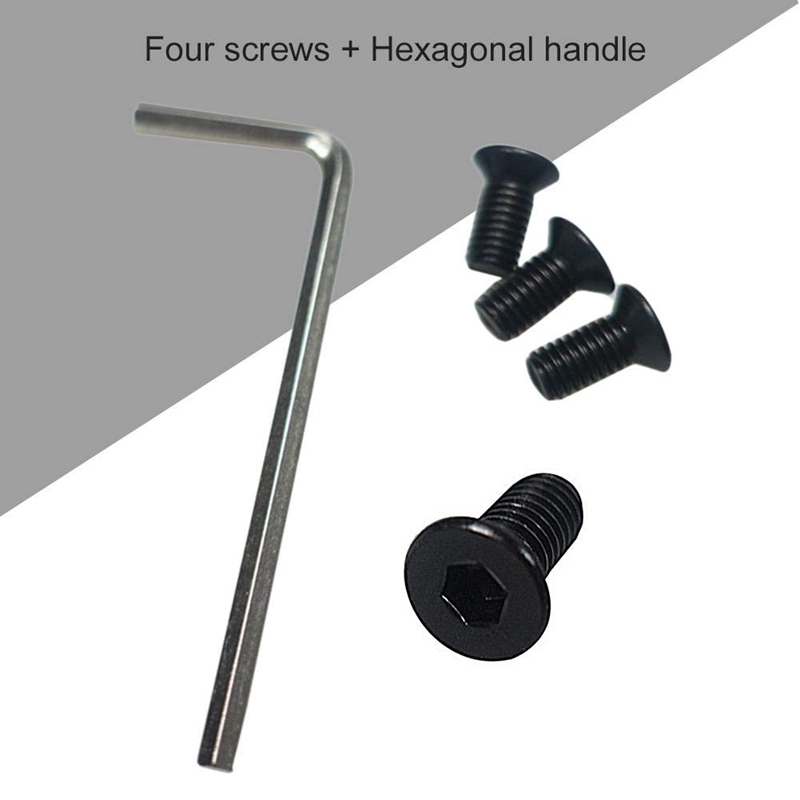 4Pcs Scooter Handlebar Front Fork Tube Screws With Hexagon Handle